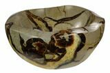 Polished Septarian Bowl - Madagascar #120228-2